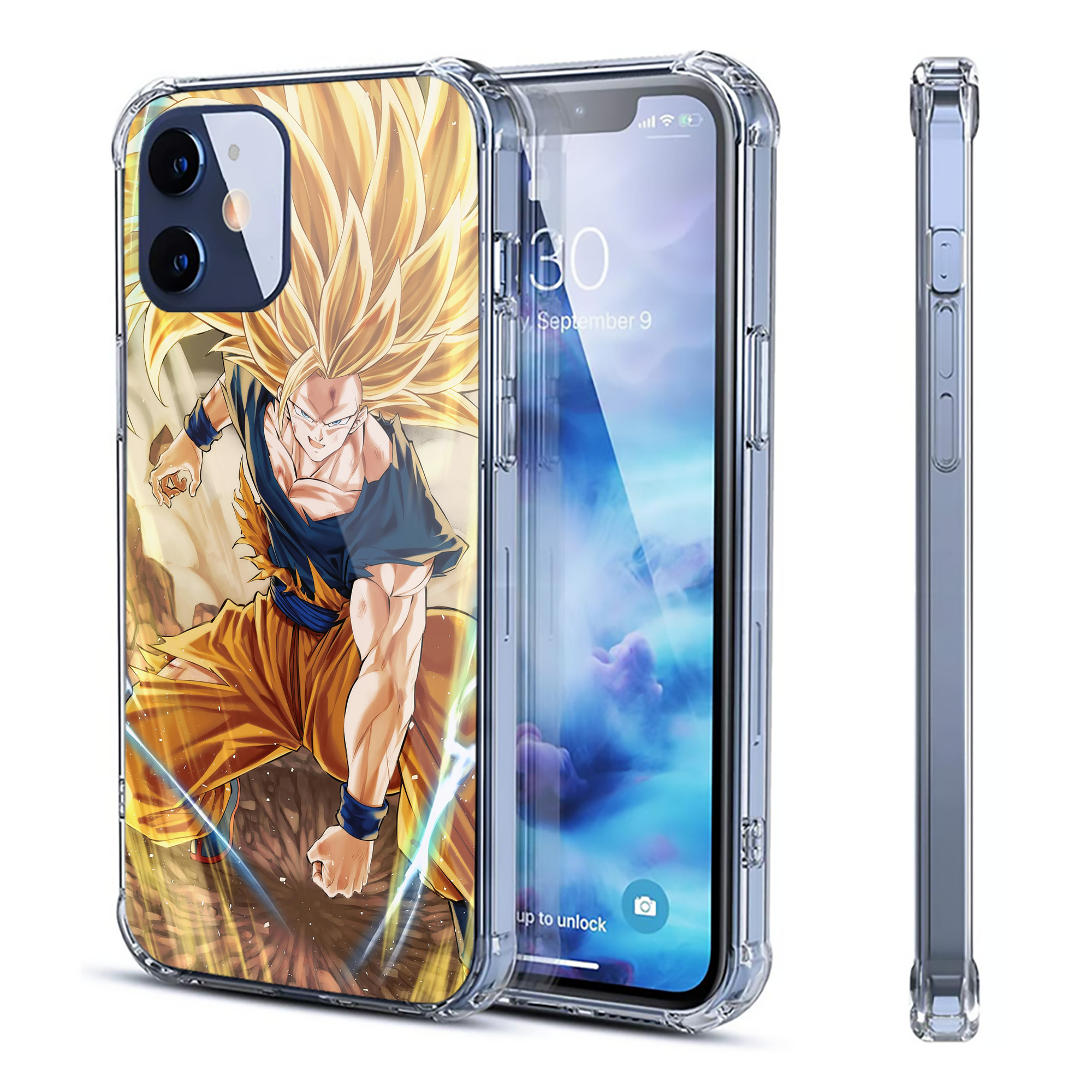 （画像用） ドラゴンボール DRAGON BALL 【iPhone 12シリーズ対応】透明スマホケース（クリアソフトケース）